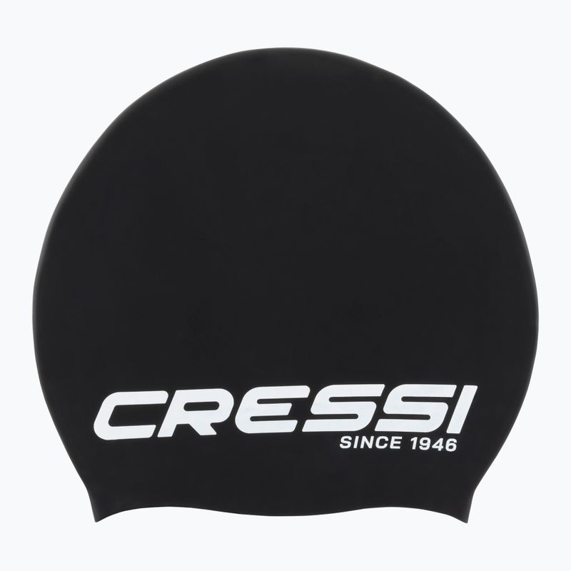 Cască de înot Cressi Loira Long Hair black/white
