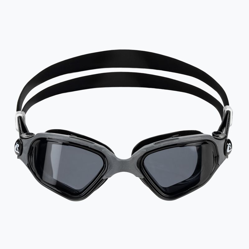 Ochelari de înot Cressi Clear Eyes black/grey smoke 2
