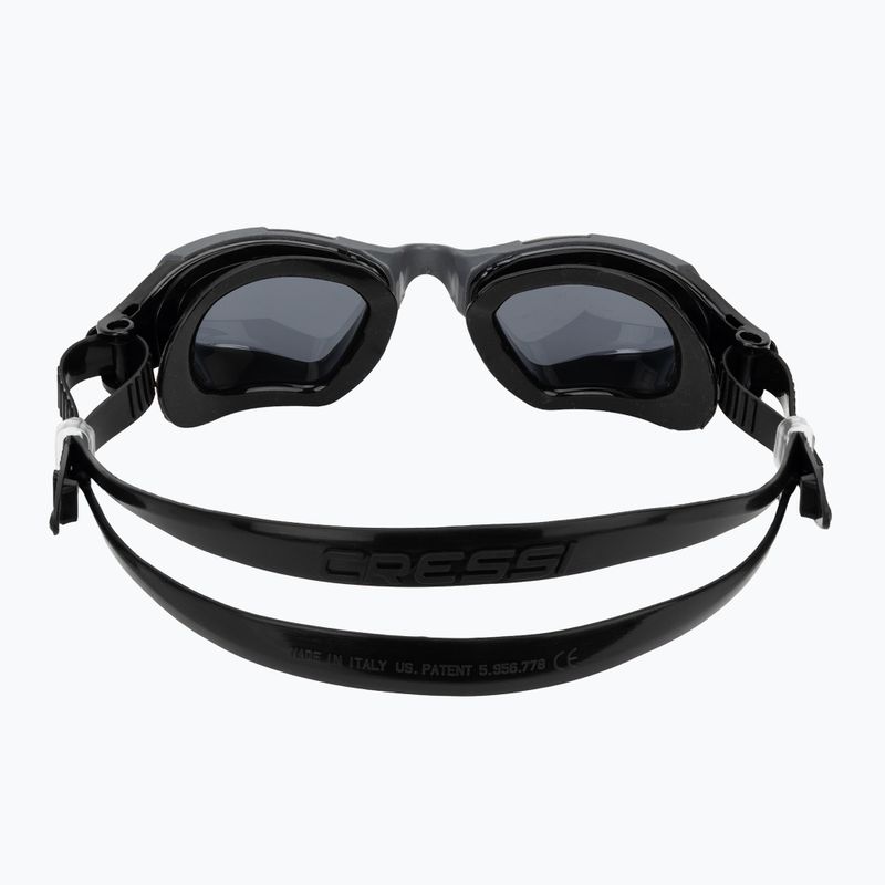 Ochelari de înot Cressi Clear Eyes black/grey smoke 4
