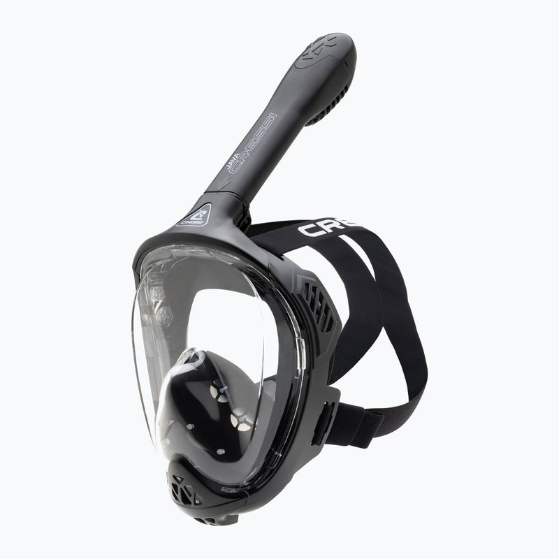 Mască integrală de snorkeling Cressi Java Full Face black/black 2