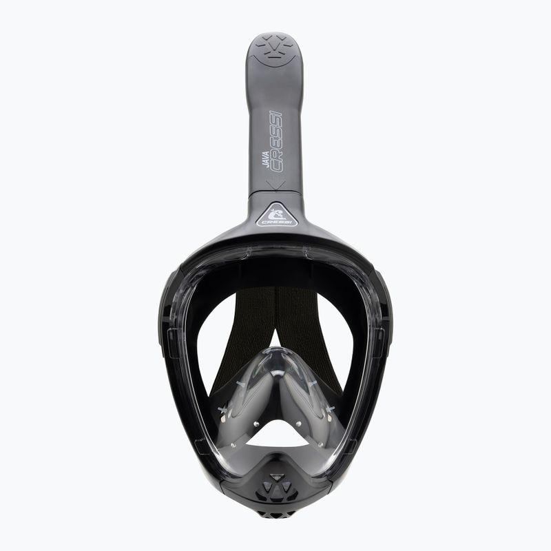 Mască integrală de snorkeling Cressi Java Full Face black/black 3