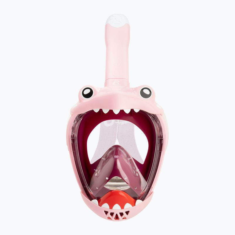 Masca facială completă pentru snorkeling pentru copii Cressi Kiddy Full Face Jr pink/purple/white 2