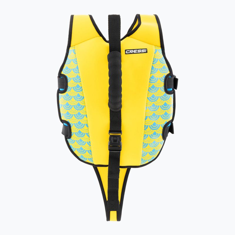 Vestă de salvare pentru copii Cressi Little Turtle yellow/azure 2