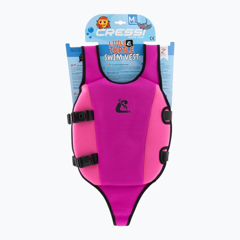 Vestă de salvare pentru copii Cressi Little Turtle lilac/pink 4
