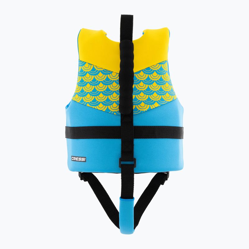Vestă de siguranță pentru copii Cressi Froggy azure/yellow 2