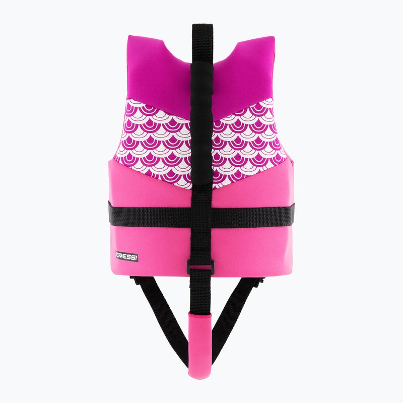 Vestă de siguranță pentru copii Cressi Froggy pink/lilac 2