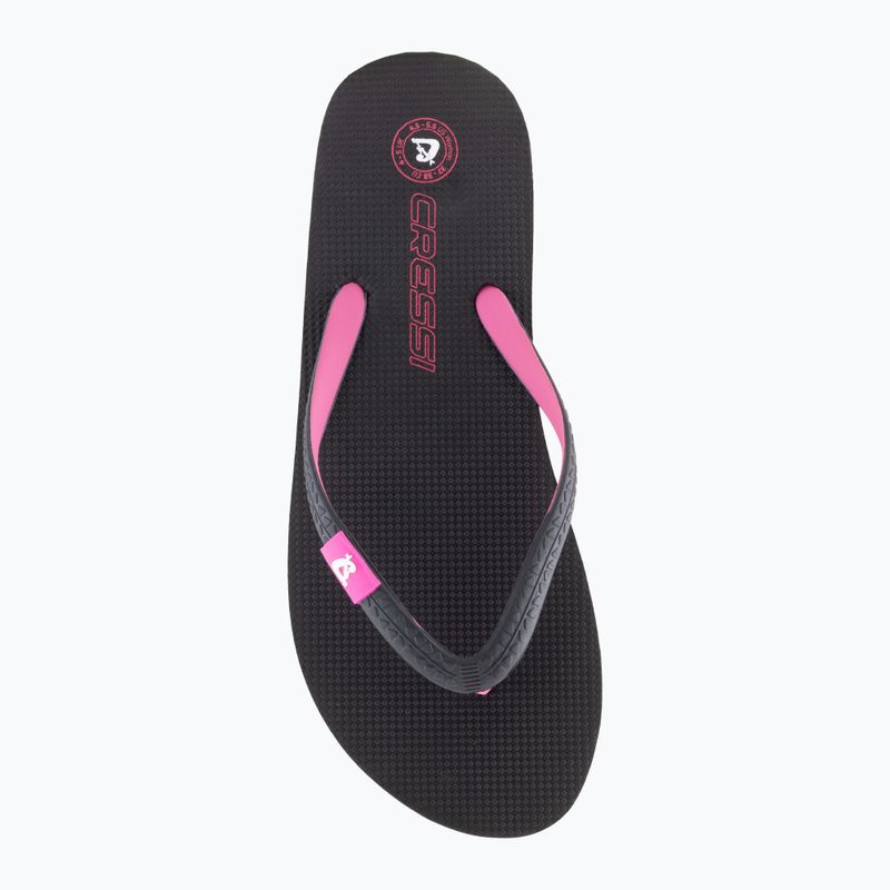 Șlapi pentru femei Cressi St Tropez black/fuchsia 3