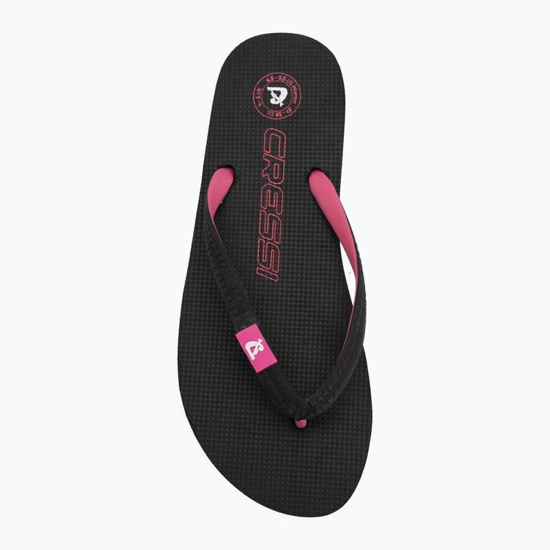 Șlapi pentru femei Cressi St Tropez black/fuchsia 5