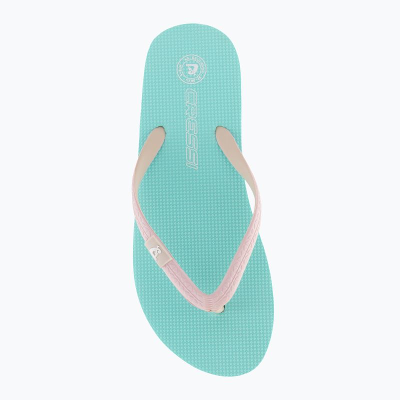 Șlapi pentru femei Cressi St Tropez aquamarine/pink 4