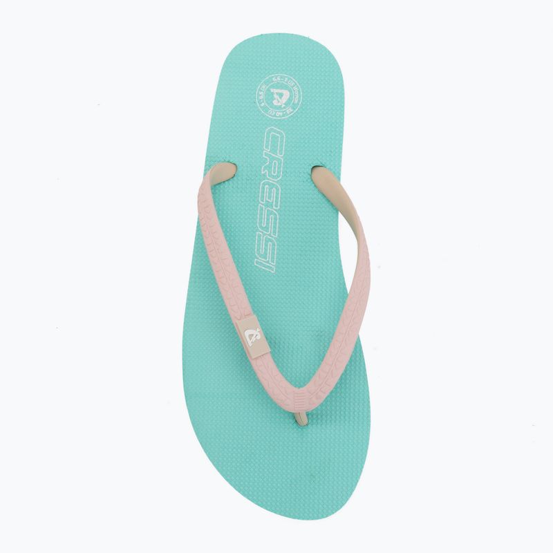 Șlapi pentru femei Cressi St Tropez aquamarine/pink 5