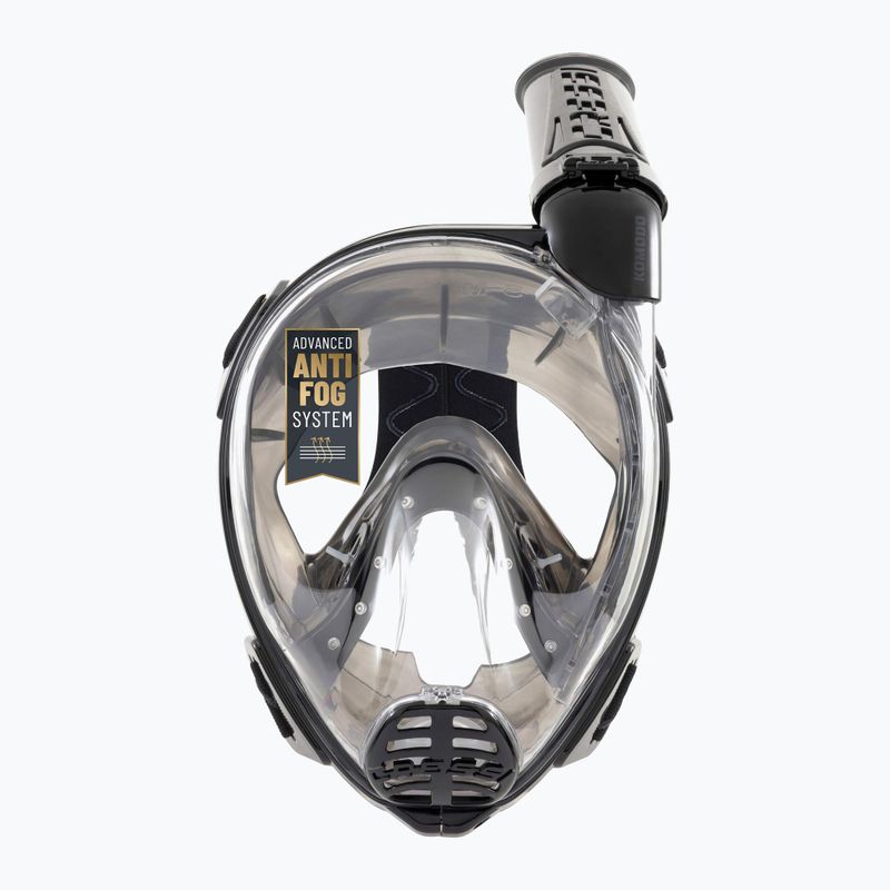 Masca facială completă pentru snorkeling Cressi Komodo Full Face white/black 3