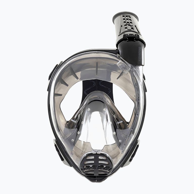 Masca facială completă pentru snorkeling Cressi Komodo Full Face black/black 3