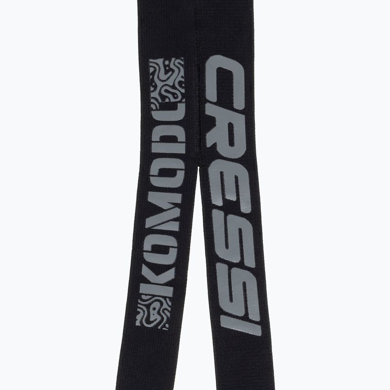 Masca facială completă pentru snorkeling Cressi Komodo Full Face black/black 7