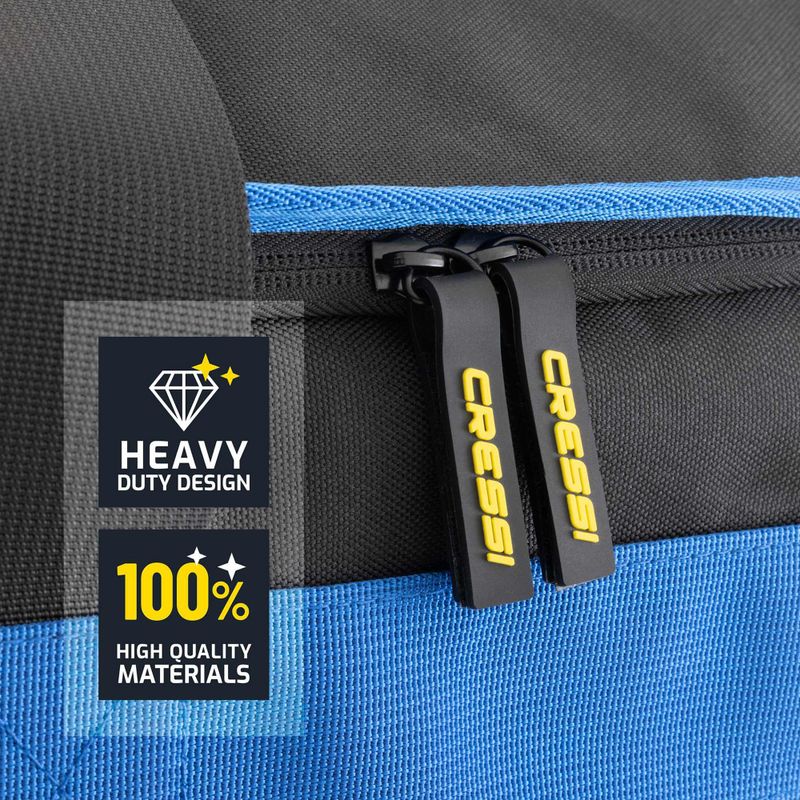 Geantă Cressi Olimpia Pool Family Duffle 45 l black/blue 7