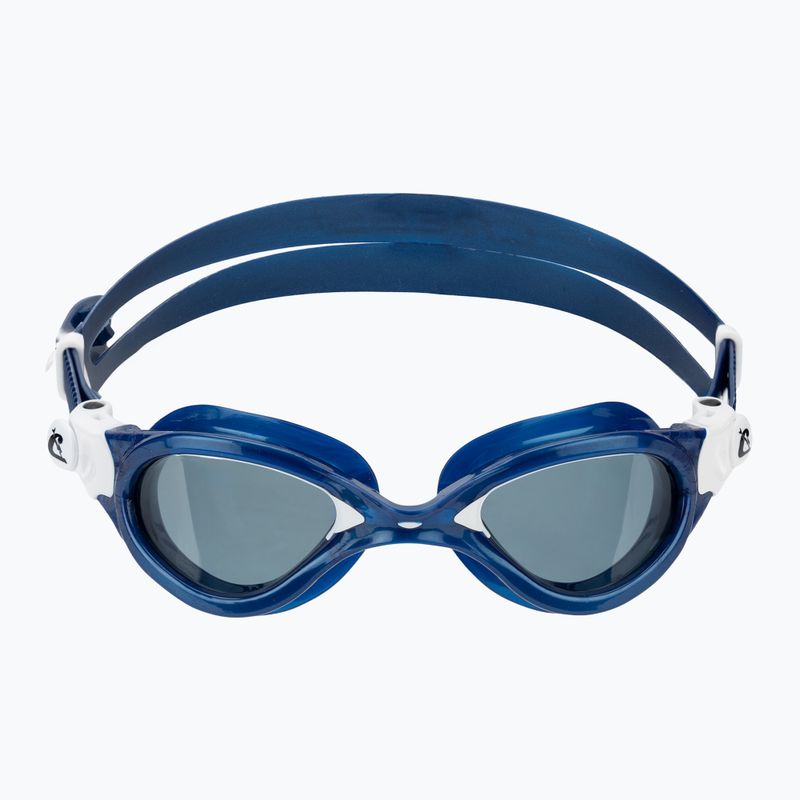 Ochelari înot Cressi Flash blue metal/white smoked 2