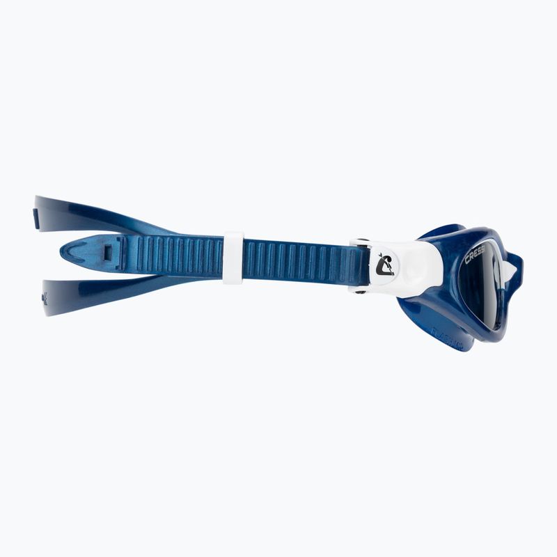 Ochelari de înot pentru femei Cressi Flash blue metal/white smoked 3