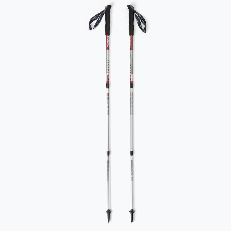 Bețe de mers Masters Trekking Pole Summit Light Nordic, roșu, 01S4419