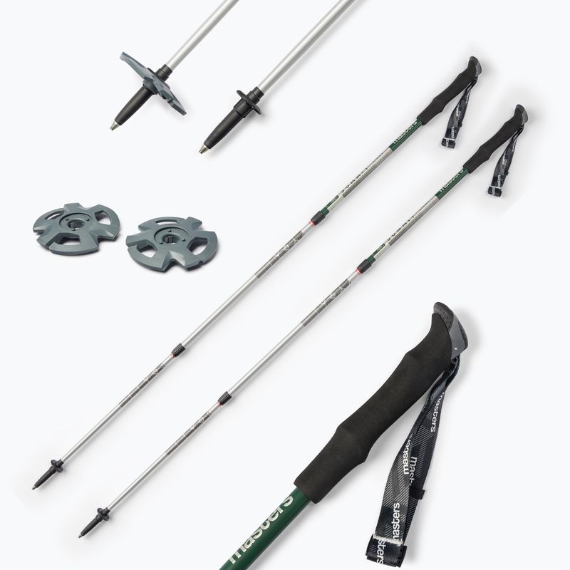 Bețe de trekking Masters Pole Summit Light, verde, 01S4519 7