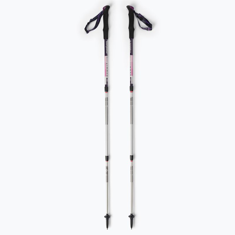 Bețe de trekking pentru femei Masters Trekking Pole Summit Light Woman, argintiu, 01S4619