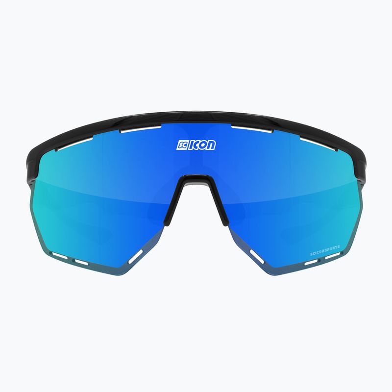 Ochelari de ciclism SCICON Aerowing negru lucios/scnpp multimirror albastru EY26030201 3