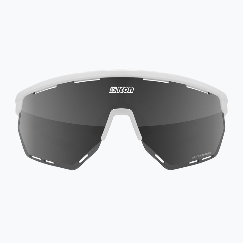 Ochelari de ciclism SCICON Aerowing alb lucios/scnpp multimirror argintiu EY26080802 3