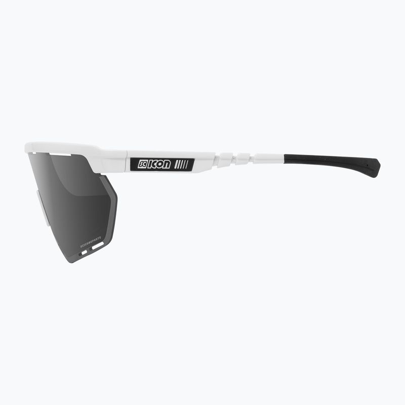Ochelari de ciclism SCICON Aerowing alb lucios/scnpp multimirror argintiu EY26080802 4