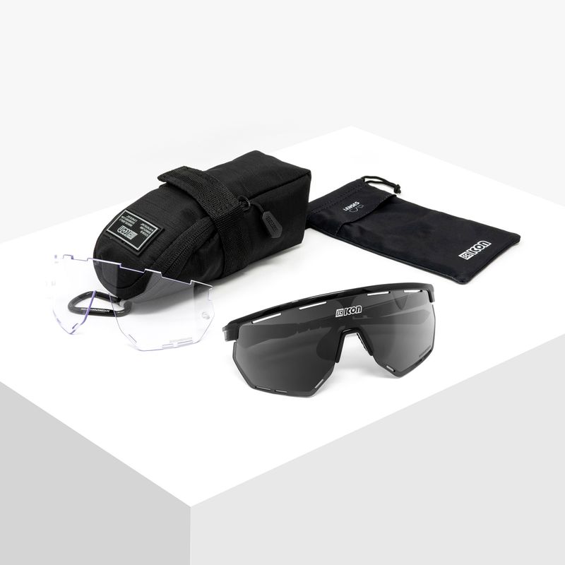 Ochelari de ciclism SCICON Aerowing alb lucios/scnpp multimirror argintiu EY26080802 7