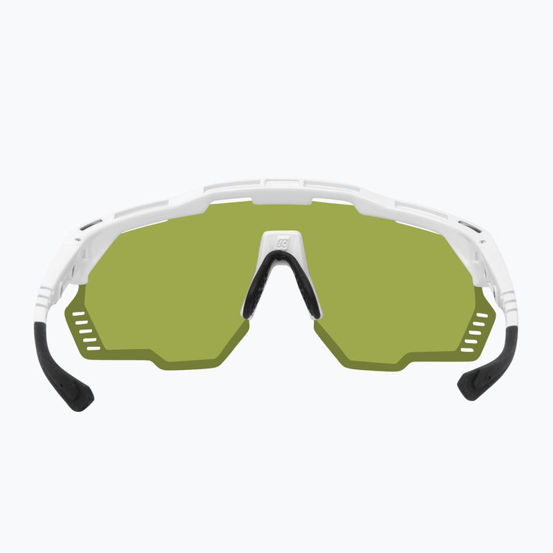Ochelari de ciclism SCICON Aeroshade Kunken alb lucios/verde snpp EY31150800 5