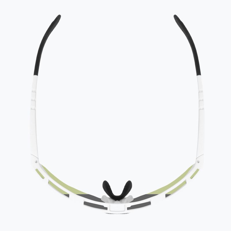 Ochelari de ciclism SCICON Aeroshade Kunken alb lucios/verde snpp EY31150800 6
