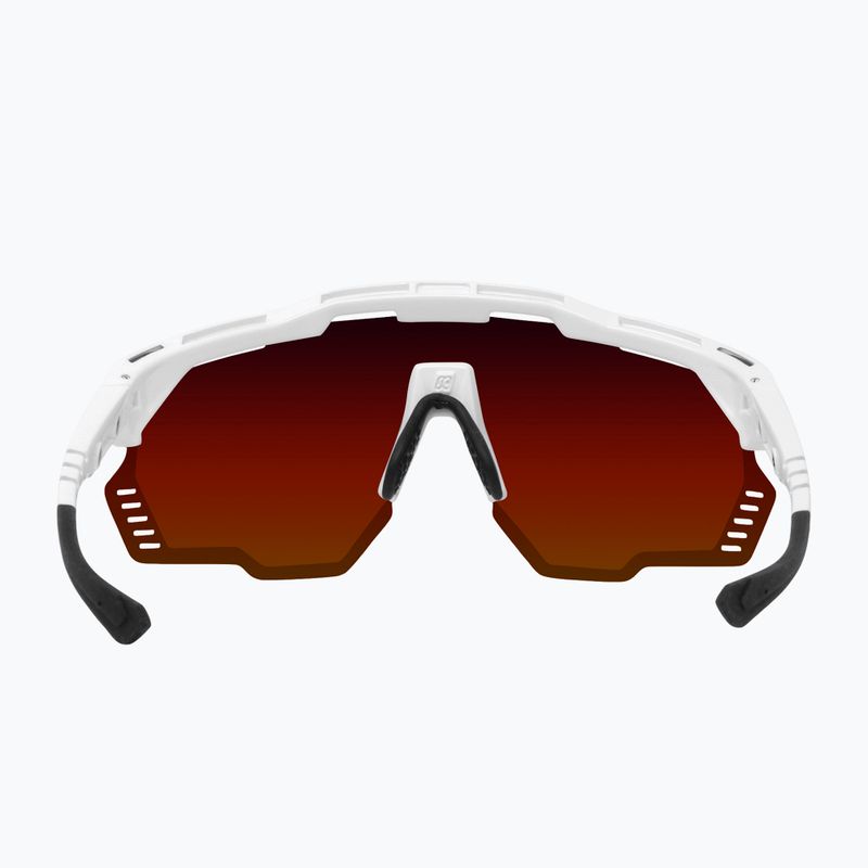 Ochelari de ciclism SCICON Aeroshade Kunken alb lucios/scnpp multimirror roșu EY31060800 5