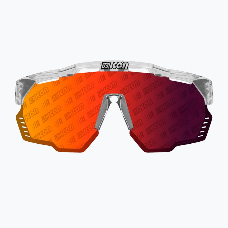 Ochelari de ciclism SCICON Aeroshade Kunken crystal gloss/scnpp monogramă multimirror roșu EY31130700 3