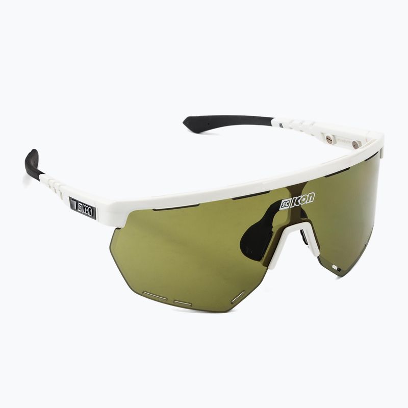 SCICON Aerowing ochelari de ciclism SCICON Aerowing alb lucios/scnpp verde EY26150800 2