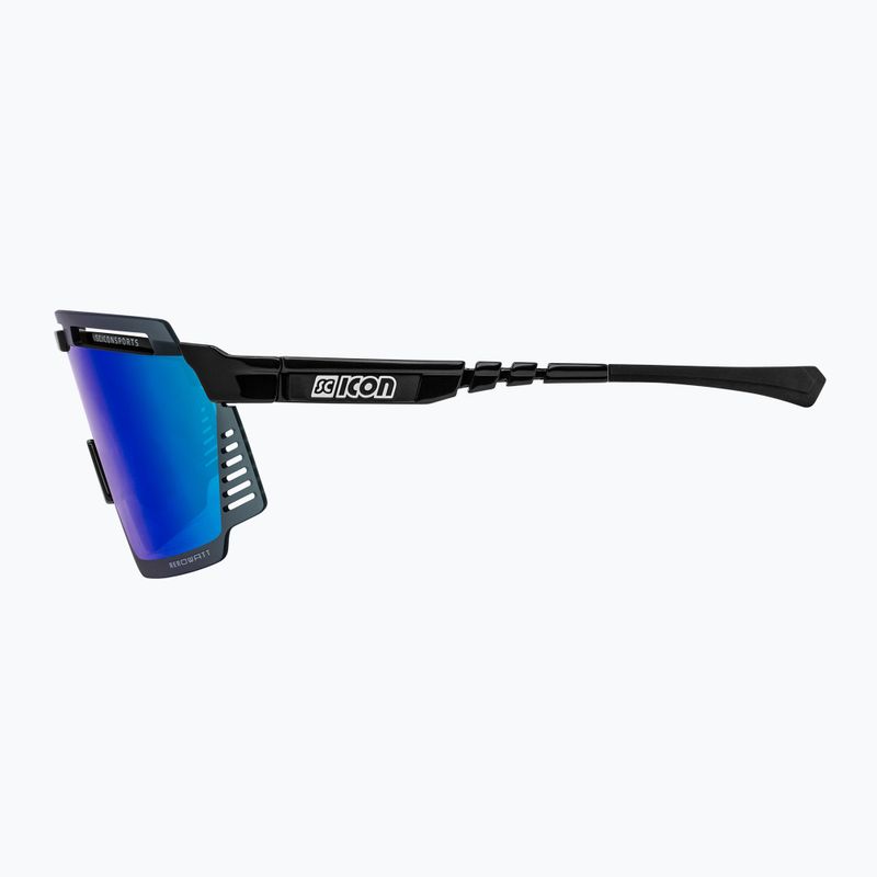 Ochelari de ciclism SCICON Aerowatt negru lucios/scnpp multimirror albastru EY37030200 4