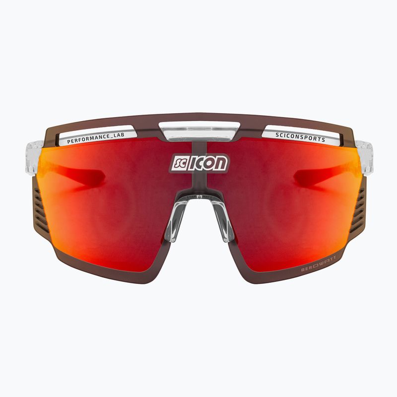 Ochelari de ciclism SCICON Aerowatt crystal gloss/scnpp multimirror red EY37060700 3
