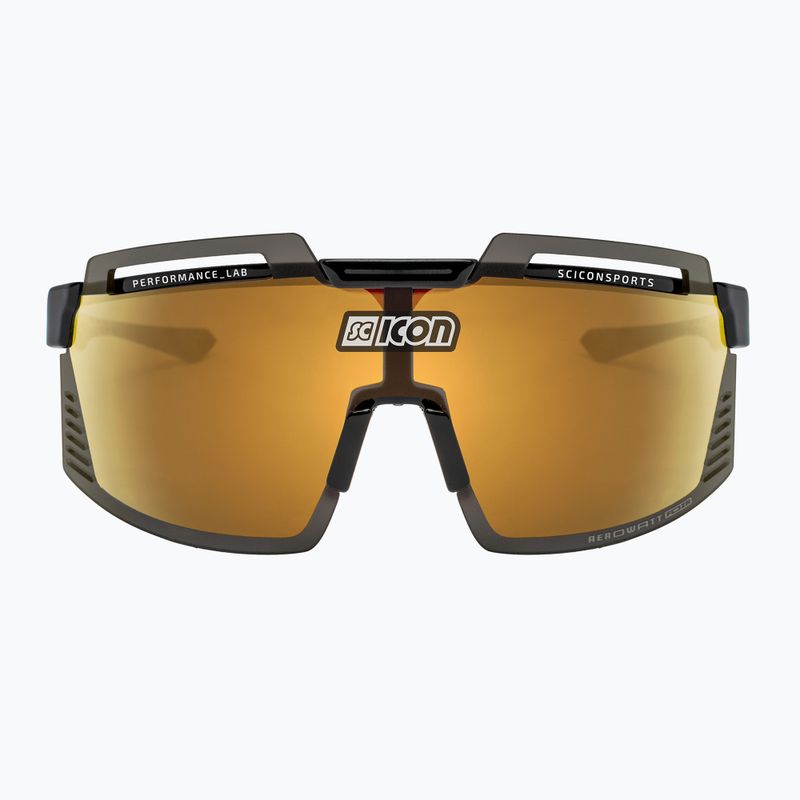 Ochelari de ciclism SCICON Aerowatt Foza negru lucios/scnpp multimirror bronz EY38070200 3