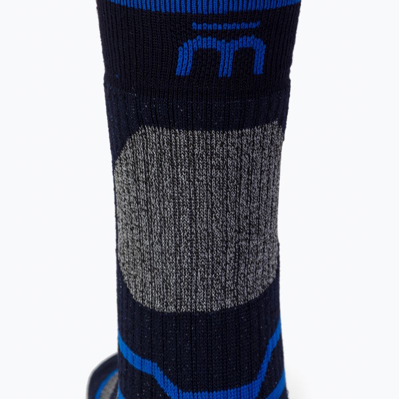 Mico Medium Weight Trek Crew Extra Dry șosete de trekking albastru marin CA03058 3