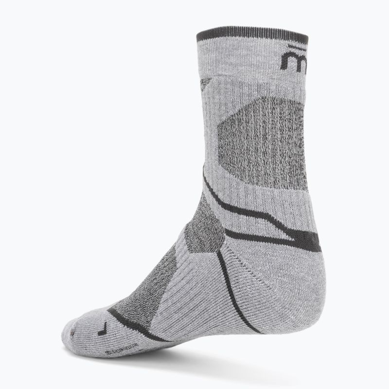 Șosete de trekking Mico Medium Weight Extra Dry Trek Crew gri CA03058 2