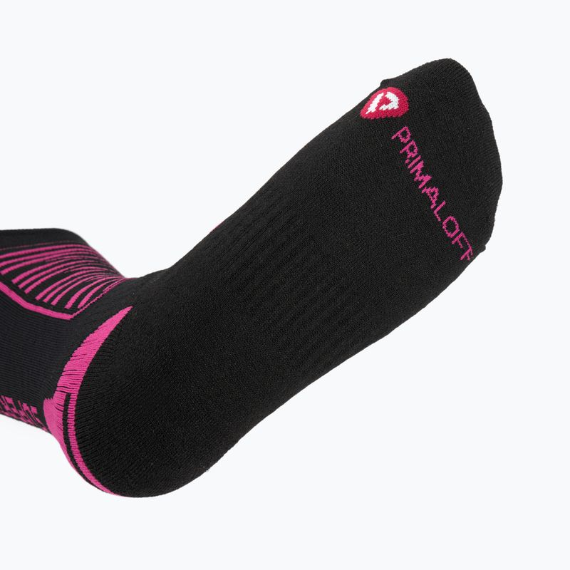 Șosete de schi Mico Heavy Weight Superthermo Primaloft Merino Ski nero fucsia 4