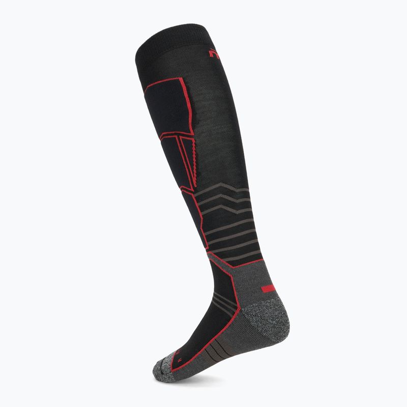Șosete de schi Mico Medium Weight Superthermo Natural Marino Ski nero/rosso 2