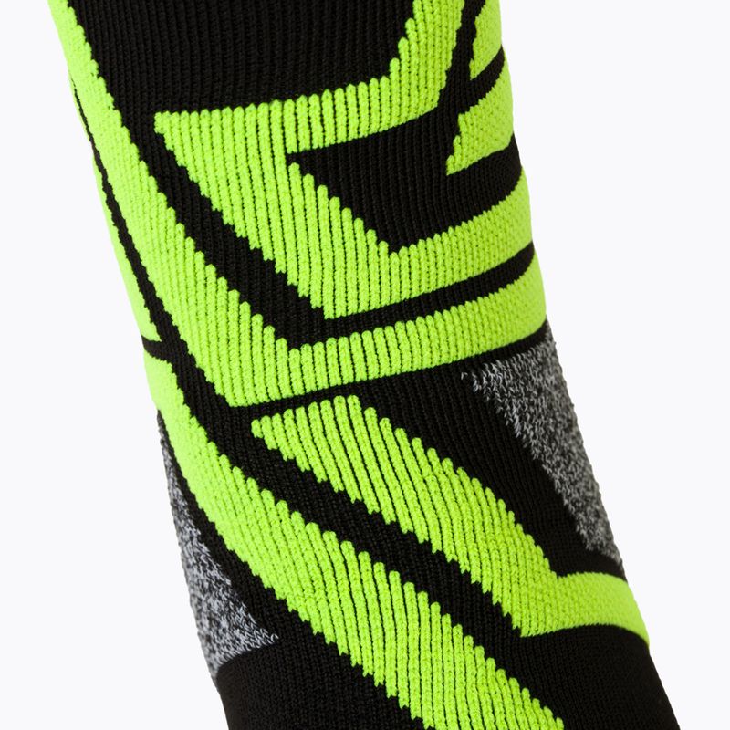 Mico Medium Weight X-Performance X-C Șosete de schi negru/galben CA00146 3