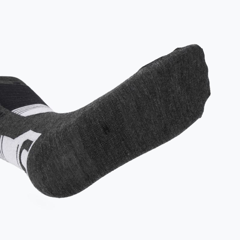 Șosete de schi Mico Light Weight Superthermo Natural Merino Ski antracite mel 4