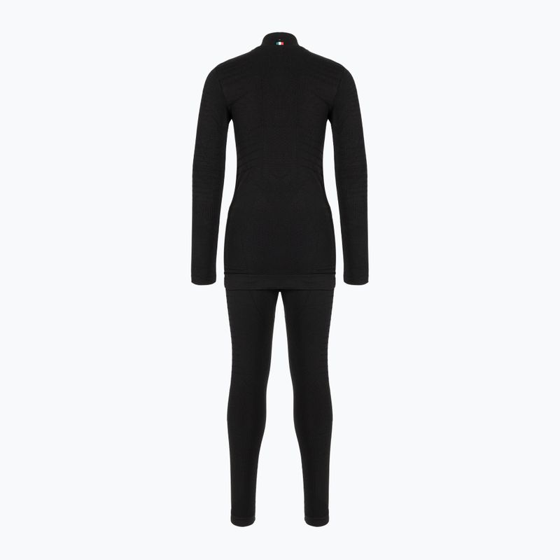 Lenjerie termoactivă pentru copii Mico Extra Dry Kit neagră BX02826 2