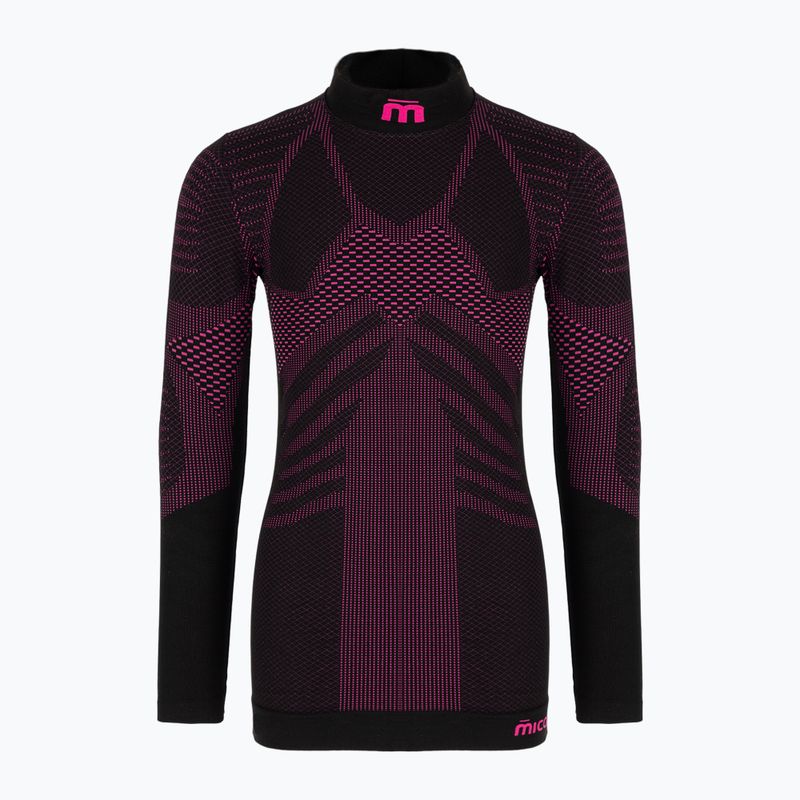 Lenjerie termoactivă pentru copii Mico Extra Dry Kit negru-roză BX02826 4