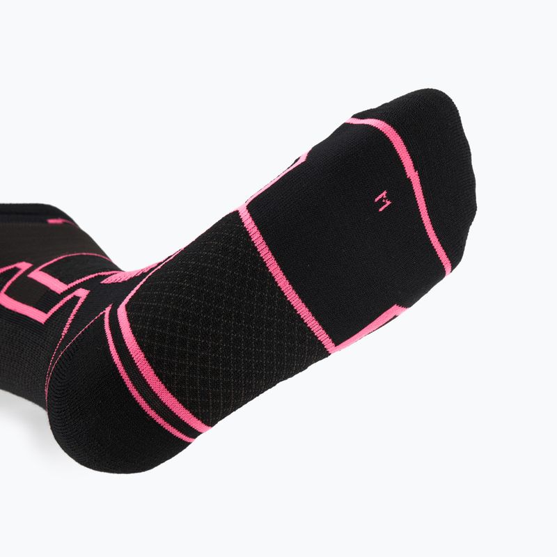 Șosete de schi Mico Medium Weight Warm Control Ski nero fucsia fluo 4