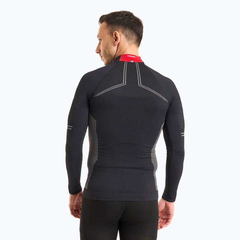 Bluză termică pentru bărbați Mico M1 Mock Neck nero 2