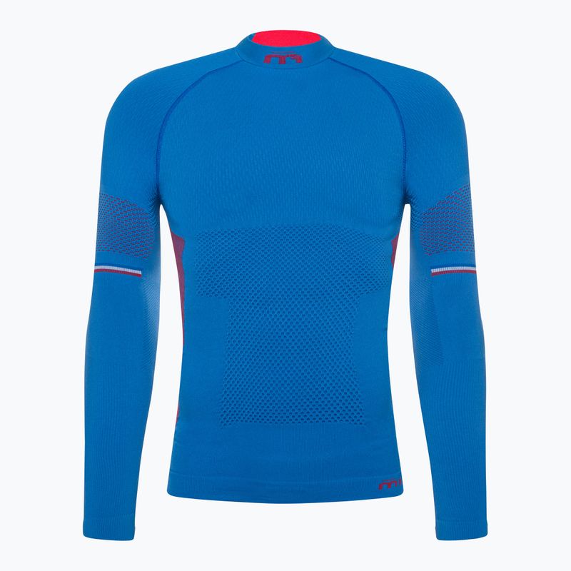 Bluză termică pentru bărbați Mico M1 Mock Neck cobalto 7