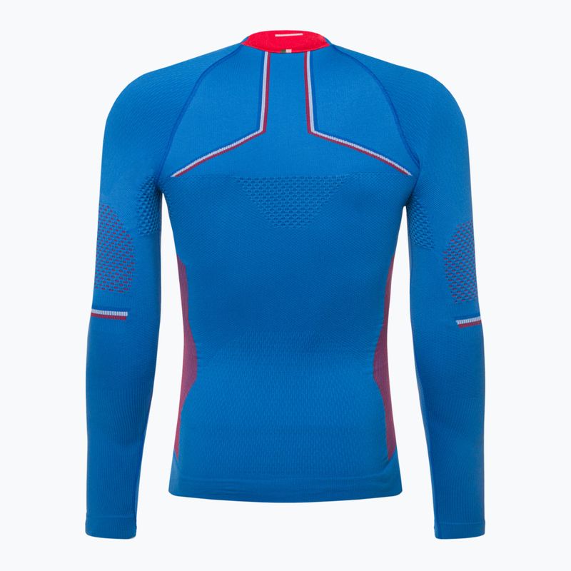 Bluză termică pentru bărbați Mico M1 Mock Neck cobalto 8