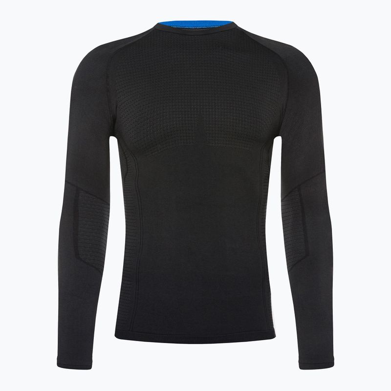 Bluză termică pentru bărbați Mico Odor Zero Round Neck nero 6