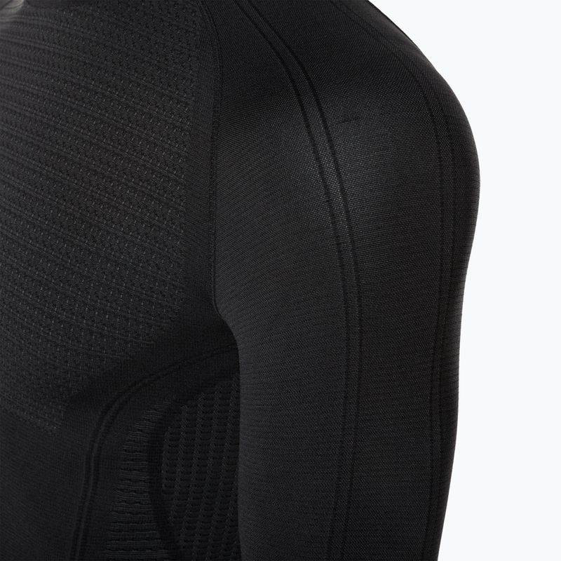 Bluză termică pentru bărbați Mico Odor Zero Mock Neck nero 8
