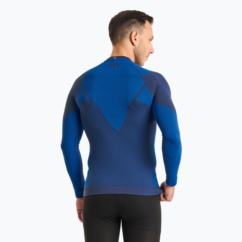 Bluză termică pentru bărbați Mico Warm Control Round Neck piombo 2
